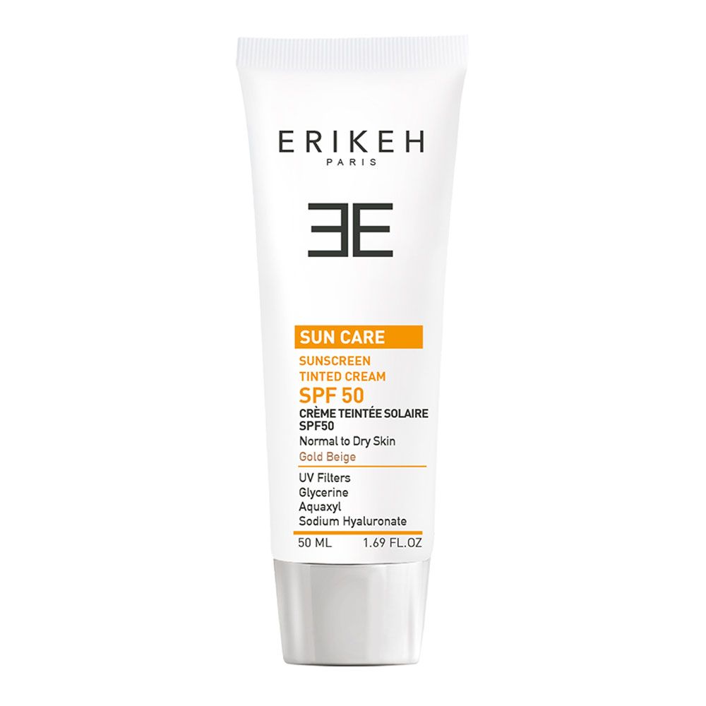 ضد آفتاب رنگی SPF50 پوست خشک و نرمال اریکه