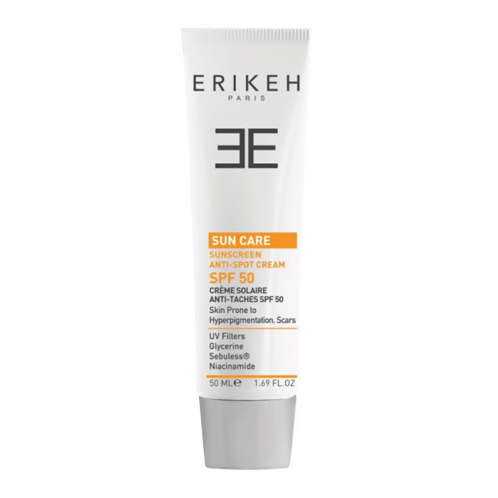 ضد آفتاب و ضد لک بی‌رنگ SPF50 اریکه