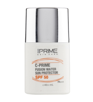 فلوئید ضد آفتاب پرایم مدل فیوژن واتر spf 50 حاوی ویتامین C