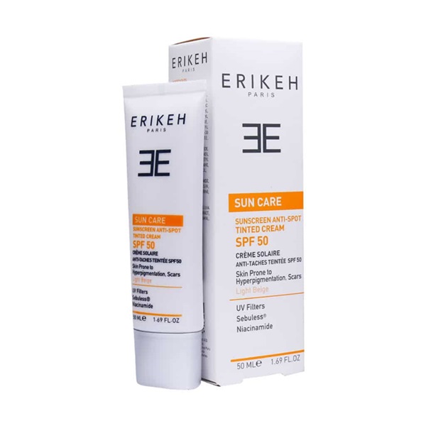 کرم ضد آفتاب ضد لک رنگ بژ روشن SPF50 اریکه