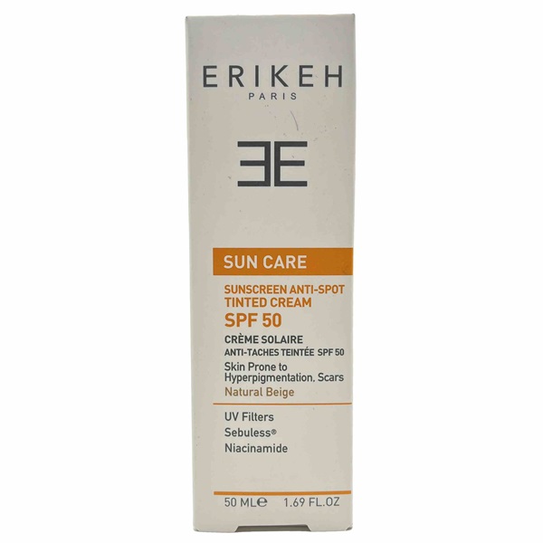 کرم ضد آفتاب ضد لک رنگ بژ طبیعی SPF50 اریکه