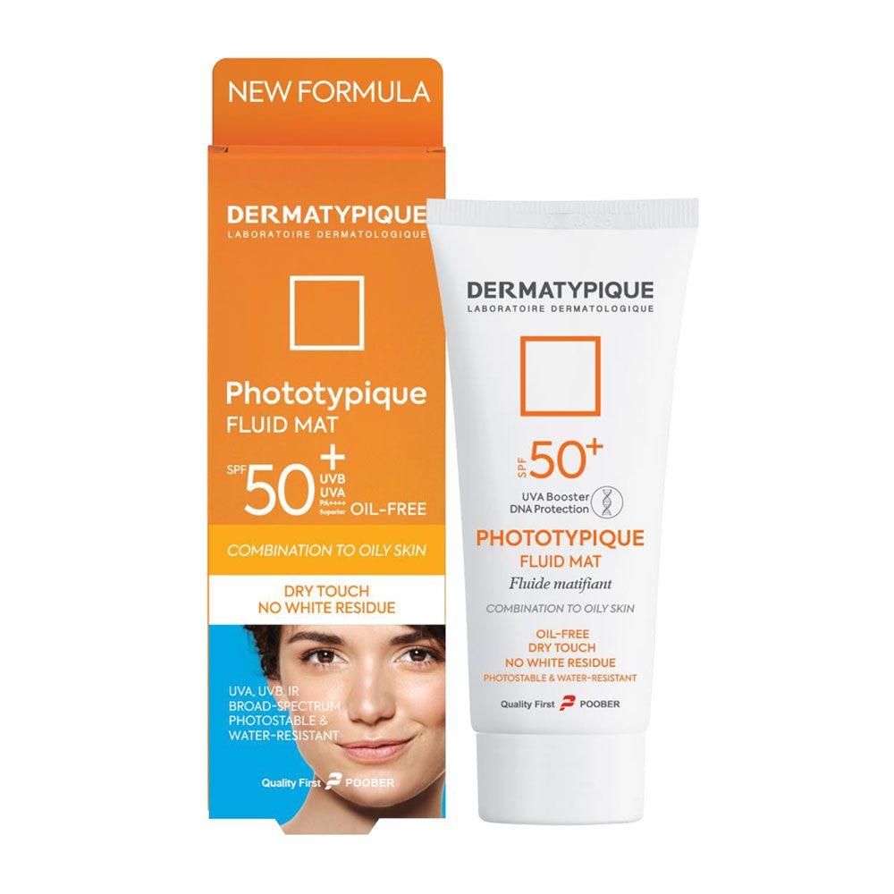 ضد آفتاب بی رنگ پوست چرب (فلویید مت) فتوتیپیک + SPF50 (درماتیپیک)