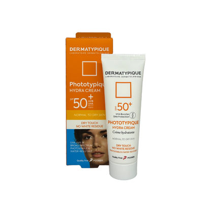 کرم ضد آفتاب بی رنگ پوست خشک هیدرا فتوتیپیک + SPF50 (درماتیپیک)