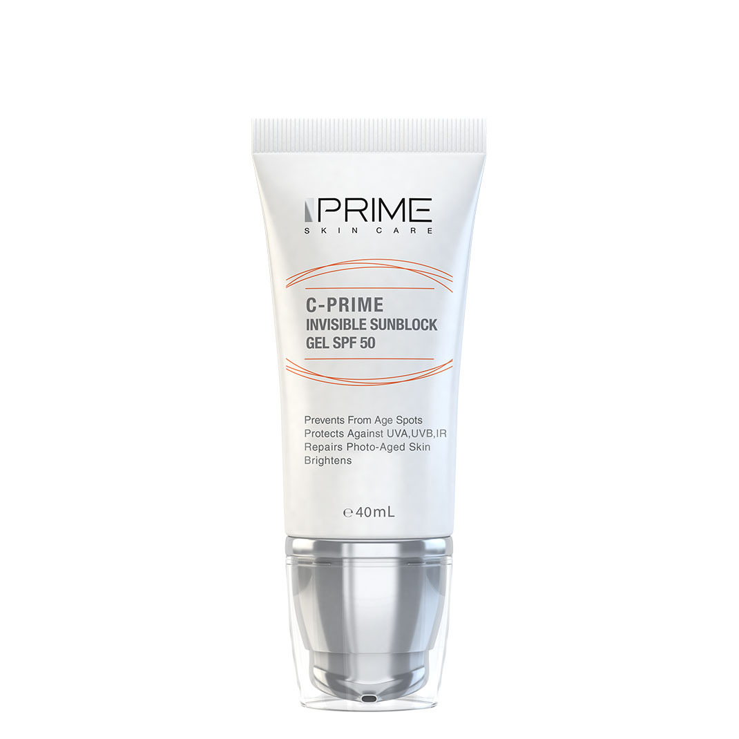 ژل ضد آفتاب حاوی ویتامین سی پرایم با SPF 50 حجم 40 میل