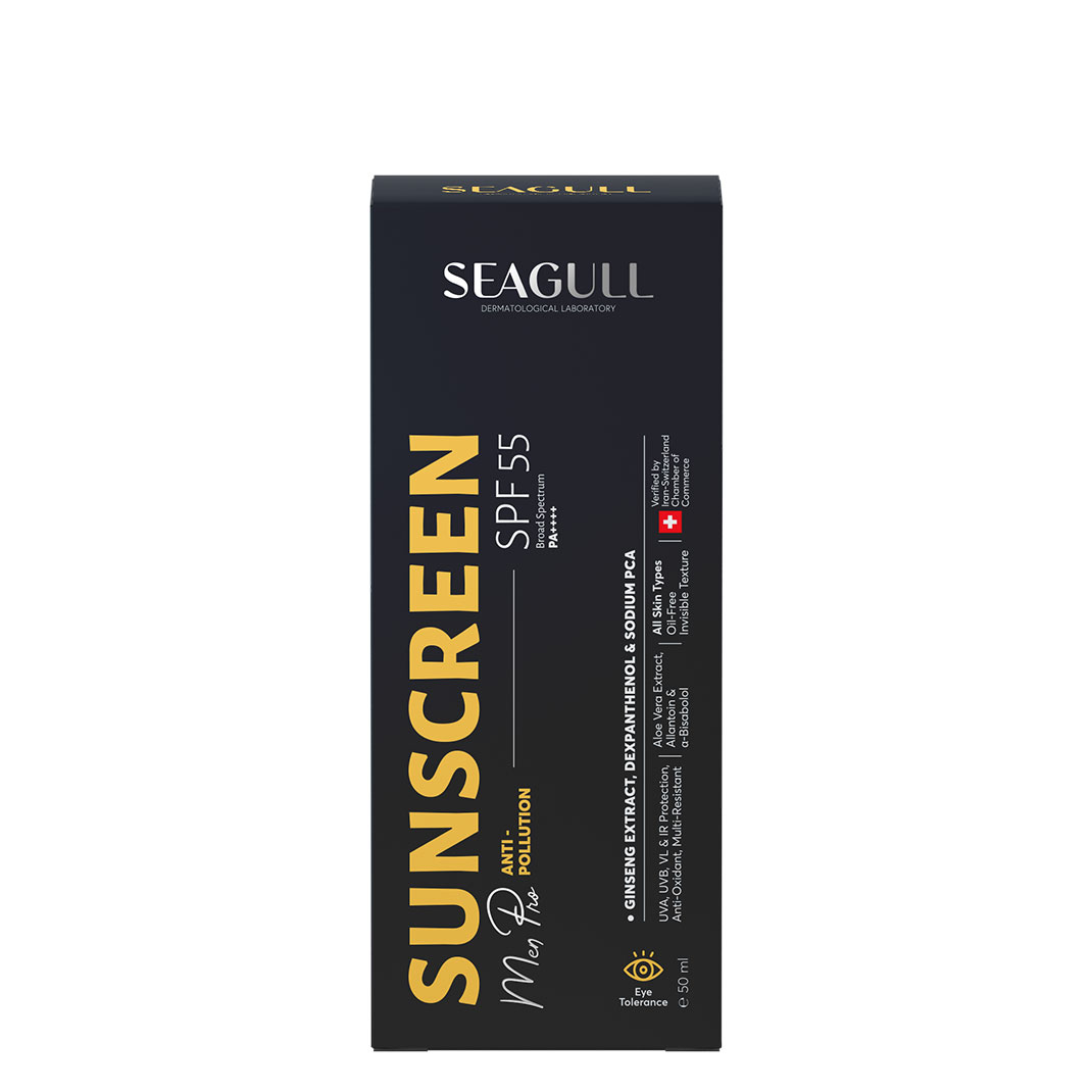 کرم ضد آفتاب فاقد چربی آقایان سی گل با SPF 55 حجم 50 میل