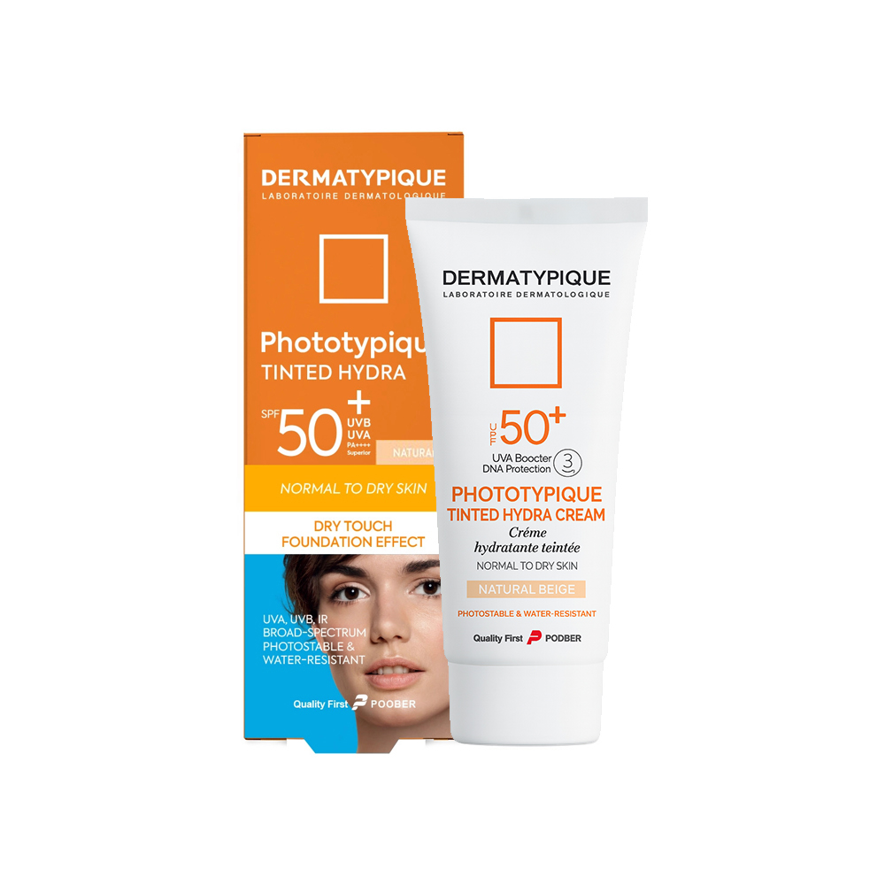 کرم ضد آفتاب رنگ طبیعی (نچرال Natural) هیدرا فتوتیپیک + SPF50 (درماتیپیک)