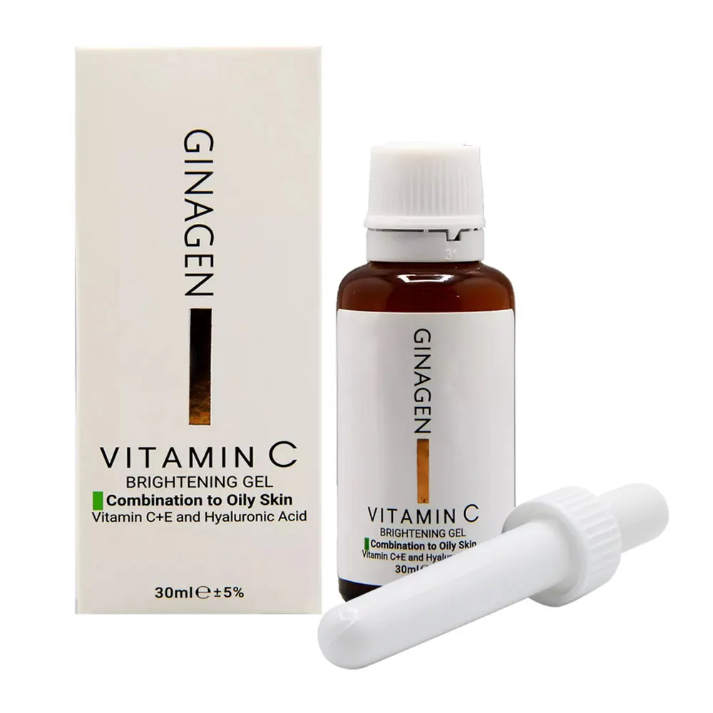 ژل سرم ویتامین C ژیناژن مدل Liposomal مناسب پوست چرب و مختلط حجم 30 میلی لیتر